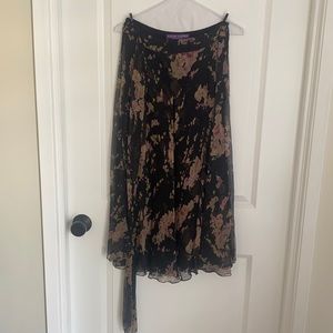 EUC Ralph Lauren Collection silk skirt 🌸